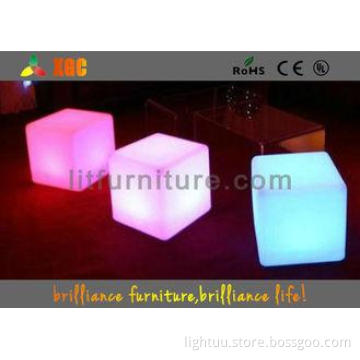 beautiful ottoman LED Bar Chair , UV resistant / Waterproof